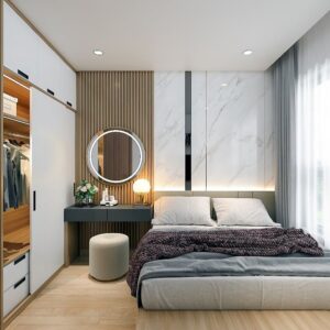 Cách đặt bàn trang điểm trong phòng ngủ hợp phong thủy.