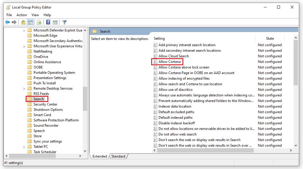 Cách vô hiệu hóa Cortana trên Windows 10 Professional và Enterprise