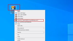 Bước 1: Giải nén bộ cài