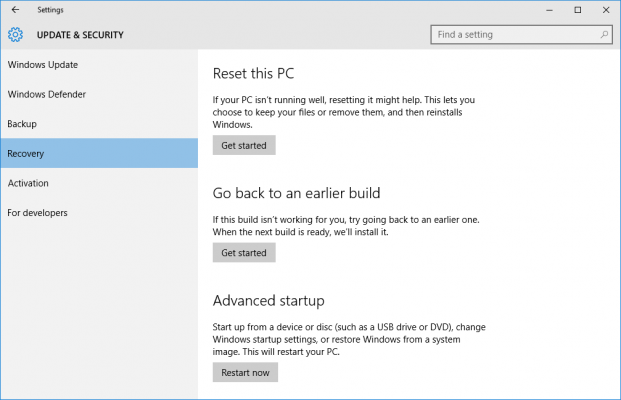 Cách Reset Windows 10 Không Mất Dữ Liệu