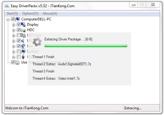 Các phần mềm tự động cài đặt drivers