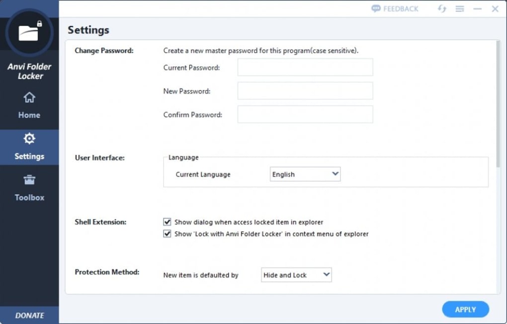 Anvi Folder Locker Free – Giúp bạn ẩn và khóa file và thư mục
