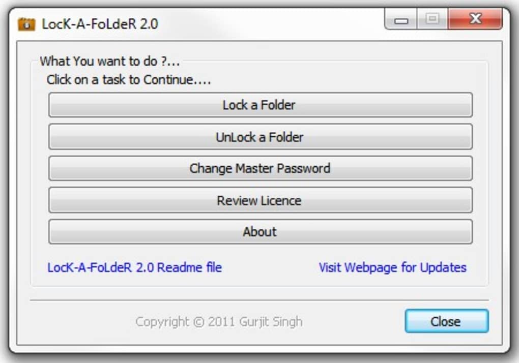 Lock-A-Folder – Phần mềm bảo vệ tập tin, thư mục, ổ đĩa bằng mật khẩu, mã hóa