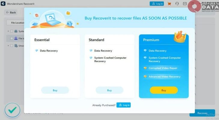 Wondershare Data Recovery – Phần mềm khôi phục dữ liệu mạnh mẽ với tính năng nâng cao