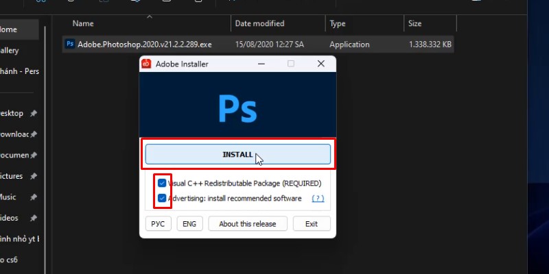 Hướng dẫn cài đặt Photoshop 2020 full crack chi tiết từ A đến Z