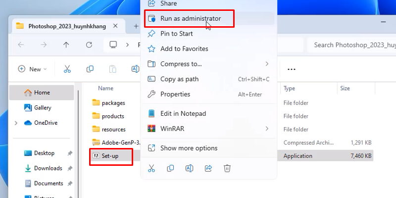 Hướng dẫn cài đặt Photoshop 2023 full crack chi tiết