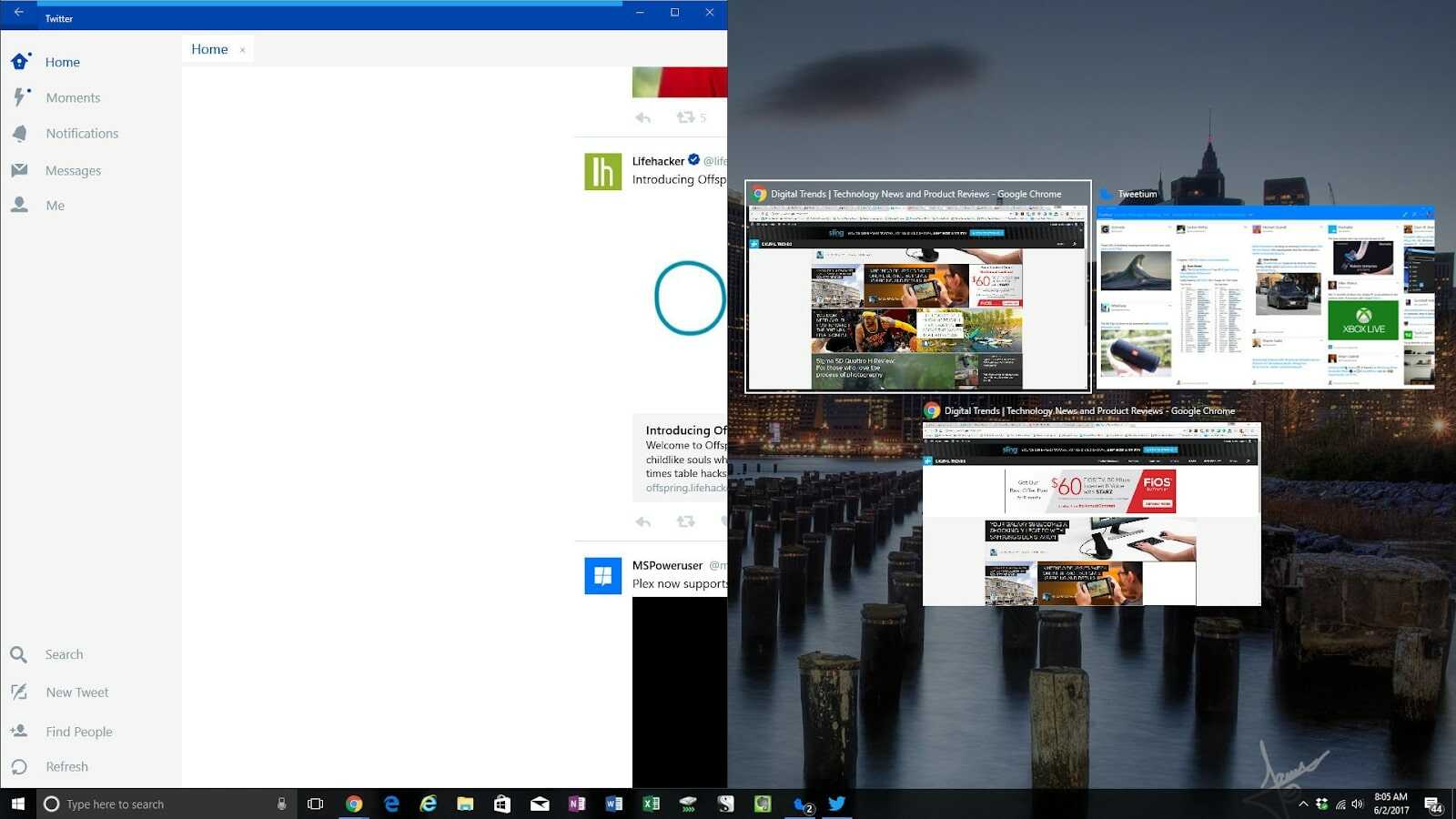 Cách bật tính năng chia màn hình trên Windows 10